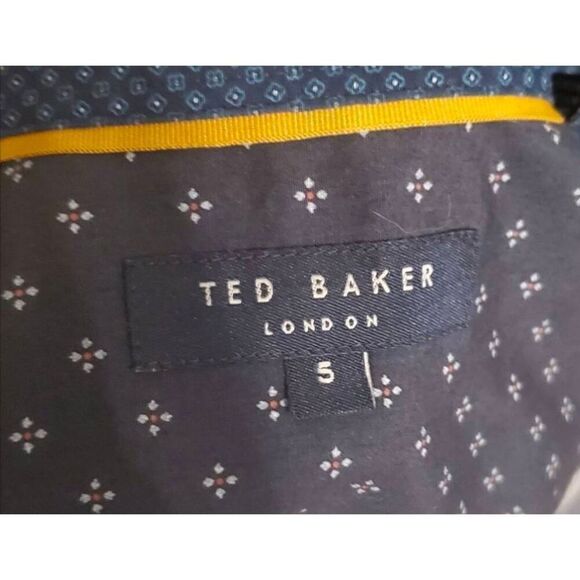 TED BAKER LONDON Men's Long Sleeve Button Down Shirt Size 5 - Picture 6 of 6